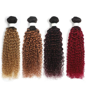 Brazilian Kinky Curly Human Hair Weave Bundles