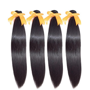 Straight Hair Extensions 100% Human Hair Bundles